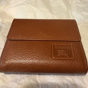 Burberry Tan Leather Wallet
